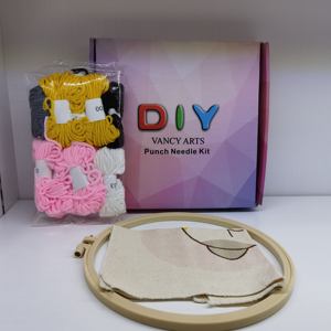 VANCY ARTS Motifs de point de croix imprimés pour débutants Motifs de broderie imprimés Kit de broderie DIY - Product Image 3