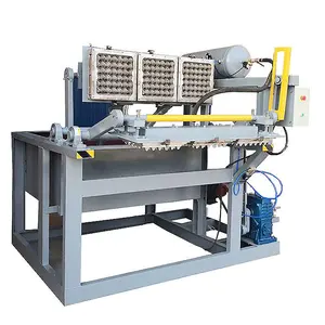 small mini automatic/manual 30 paper plastic quail egg tray pulp molding making machine in delhi