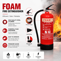 Extincteur à mousse AFFF KHi 6L/9L, unité à mousse aqueuse portable pour usage commercial et industriel, certifié CE