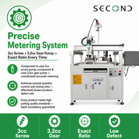 Machine de distribution et de scellement automatique de colle époxy liquide bicomposante PU, certifiée ISO CE, à 3 axes, avec servomoteur, modèle ab 2k