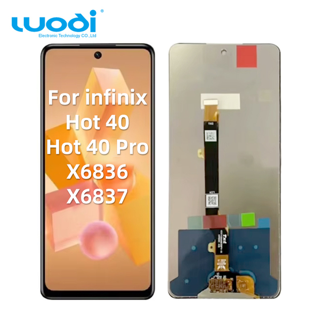 Wholesale Lcd Replacement Digitizer Assembly for Infinix Hot 40 X6836 Lcd Display Screen Wholesale