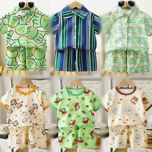 เสื้อผ้าเด็กขายส่งยกกระสอบ ชุดฤดูร้อนสำหรับเด็ก สต็อกจำนวนมากสำหรับร้านค้าปลีก ผู้ค้าส่ง ไซส์คละแบบ สำหรับเด็กทารกและเด็กเล็ก - Product Image 4