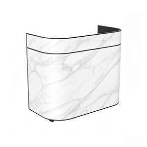 Bancone Reception <span class=keywords><strong>Mobile</strong></span> a LED con Ruote per Eventi Temporanei ed Esposizioni - Product Image 4
