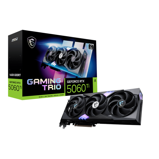New MSI GeForce RTX5060Ti 16G GAMING TRIO Gaming Graphics Card With 128-bit for PC Video Card