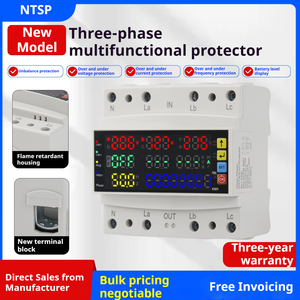 Ngọn lửa chống cháy tám chữ số hiển thị có thể điều chỉnh <span class=keywords><strong>3</strong></span> giai đoạn oupa điện bảo vệ điện áp kỹ thuật số bảo vệ AC/DC 220V Đầu Ra - Product Image 5