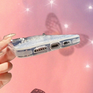 Funda de Teléfono Móvil de TPU con Diseño de Mariposa Brillante y Degradado de Lujo, Resistente a Golpes, para 16/16e/16 Pro/16 Pro Max, Cubiertas Estéticas - Product Image 2