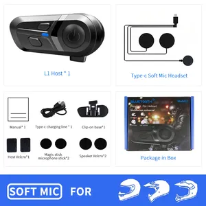 Freisprechen Helm Bluetooth Intercom FM Radio CNC Inter com unica dor Para Moto Bluetooth Motosiklet Aksesuarlari