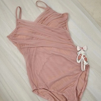 Prix d'usine bas quantité minimale de commande vente chaude Stretch Sexy Dance Wear Ballet rose vif justaucorps pour les femmes