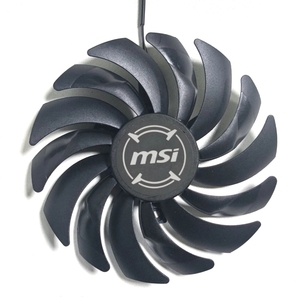 Ventilador de GPU de 87MM PLD09210S12HH 4IN 12V 0.4A para Tarjeta Gráfica <span class=keywords><strong>MSI</strong></span> GeForce GTX <span class=keywords><strong>1650</strong></span> <span class=keywords><strong>Super</strong></span> GTX 1660 1660Ti GAMING X - Product Image 6