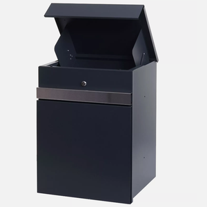 <span class=keywords><strong>Boîte</strong></span> de livraison de colis en acier pour l'extérieur <span class=keywords><strong>Boîte</strong></span> de dépôt de colis verrouillable <span class=keywords><strong>Boîte</strong></span> <span class=keywords><strong>aux</strong></span> <span class=keywords><strong>lettres</strong></span> en métal étanche Cadre en métal pour porche Clôture Curbside - Product Image 2