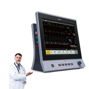 Moniteur patient portable Edan série X avec poignée de transport confortable et longue autonomie de la batterie pour les soins d'urgence - Product Image 6