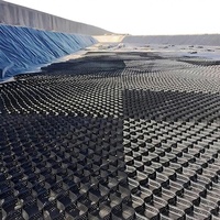 Георешетки из HDPE для подпорных стен и защиты склонов, легкие, экологичные, с гладкой поверхностью, гарантия 5+ лет