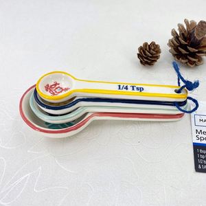 6-Piece Ceramic Measuring Spoon Set White - Product Image 4