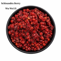Gedroogde Schisandra Chinensis-bessen in bulk, natuurlijke Wu Wei Zi gedroogde Schisandra-fruit voor kruidenthee-mengsels, groothandel