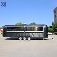 Mobiele foodtruck CAMPTRL DOT met complete keuken, cateringtrailer, verkoopunit, koffie, pizza, custom foodtrailer