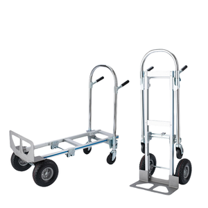 Multi-Functional Aluminum Truck Trolley Logistics Folding Hand <b>Push</b> Flatbed <b>Car</b> & Storage Equipment Estantes Multiple Applicable - Product Image 2