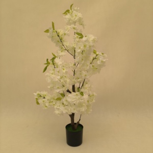 Nouvelle Plante Artificielle en Pot de Petite Taille, Fleur de <span class=keywords><strong>Cerisier</strong></span> Simulée Haute Fidélité, pour Mariage, Bureau, Maison, Jardin, Décoration - Product Image 3