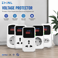 Protecteur de tension numérique professionnel ZHNL 230V pour appareils électroménagers, avec indicateur de tension réglable, protection contre les surtensions et les sous-tensions