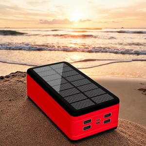 Batterie solaire portable 50000 mAh pour extérieur, chargeur de téléphone portable à charge rapide, station d'alimentation solaire, powerbank solaire - Product Image 4