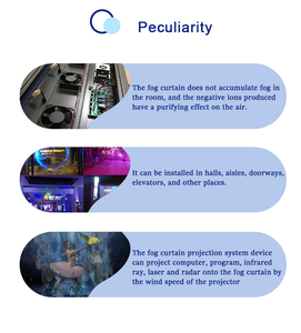 Water Crown Dynamic Fog <b>Screen</b> <b>Projector</b> – Immersive Visuals for Hotels, Resorts, Expo Halls, Theme Parks & Architectural Shows - Product Image 3