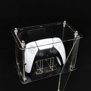 Housse anti-poussière en acrylique compatible avec la manette <span class=keywords><strong>PS5</strong></span>, étui de protection transparent, montage sans outil, conception sans base pour un accès facile - Product Image 4