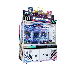 Máquina Expendedora <span class=keywords><strong>de</strong></span> Monedas Tong Li Burning Stars Coin Waterfall 110/220V, Máquina <span class=keywords><strong>de</strong></span> Empujar Monedas con Tickets para Entretenimiento en Interiores - Product Image 2