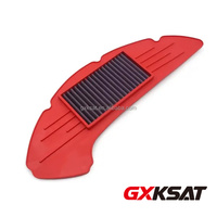 Filtre à air GXKSAT pour scooter NMAX155 B5H-14451-00, filtre à air NMAX 155 2020, caoutchouc rouge, haut débit, lavable