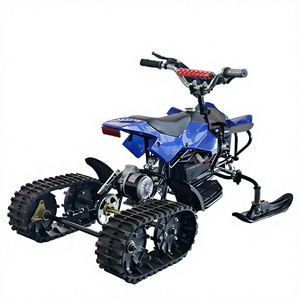 スチールフレーム不凍液プラスチック製50KG積載量20KM航続距離後輪駆動36V350W子供＆大人用電動スノーモービル - Product Image 6