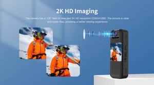 Cámara corporal compacta 2K, DVR portátil, 4G, grabadora de vídeo CMOS, Mini grabadora de defensa personal para monitoreo en tiempo Real al aire libre - Product Image 3