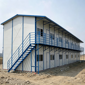 Casa Prefabricada <span class=keywords><strong>de</strong></span> Lujo Tipo K, Pequeña, para Campamentos <span class=keywords><strong>de</strong></span> Trabajadores, Oficina Personalizada, Contenedor Modular Prefabricado, Hecha <span class=keywords><strong>de</strong></span> Panel Sándwich - Product Image 1