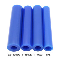 Hochwertige Multi-Modelle Blue Carving Wax Ring Tube für Schmuck herstellung Ringform Hart wachs Blank Large Flat Side Tube