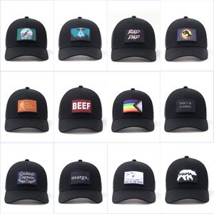 Nueva moda 6 paneles de impresión parche Unisex tejido reemplazable reutilización etiqueta deportes al aire libre 112 malla desgastada gorra de camionero sombreros - Product Image 2