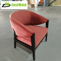 Fauteuil de salon moderne et durable en bois de chêne massif, mobile, pour hôtel, café, villa, appartement, mobilier commercial, salon, individuel