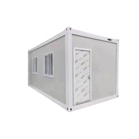 Maison conteneur démontable, conception modulaire préfabriquée, bureau mobile, retour sur investissement élevé, personnalisable, en acier, moderne, étanche