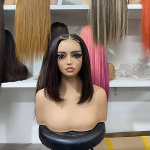 Peluca de pelo crudo vietnamita virgen 100% de lujo sin procesar 100g cabello humano Natural recto/ondulado estilo encaje transparente 8 "-32" - Product Image 1