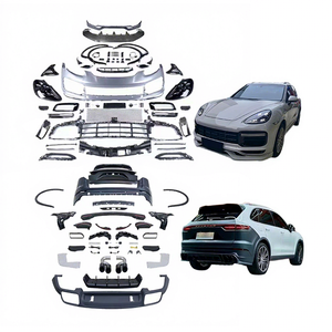 Kit de Carrocería Completo de Plástico PP para Porsche Cayenne 11-14 958.1, Conversión a 2018 9Y0, Parachoques, Luces Traseras LED, Puerta Trasera - Product Image 1