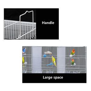 Jaula de Alambre de Hierro Metálico Apilable al por Mayor, Jaula de Cría <span class=keywords><strong>para</strong></span> Palomas y Loros, Suministros de Calidad <span class=keywords><strong>para</strong></span> Aves - Product Image 3