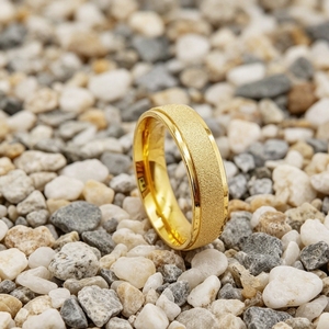 Anillos de <span class=keywords><strong>Boda</strong></span> Occidentales Premium <span class=keywords><strong>para</strong></span> Pareja, Joyería de Acero Inoxidable, Chapado al Vacío en Oro de 18k, Marca de Diseñador Original - Product Image 3