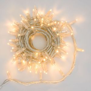 ไฟเส้น LED สำหรับภายนอกอาคาร มาตรฐาน IP67  วัสดุ PVC ใส กันน้ำ ไม่กระพริบ เชื่อมต่อได้ ปรับความสว่างได้ แสงวอร์มไวท์ 2700K ความยาว 10 เมตร 110V ปลั๊กแบบ US - Product Image 2