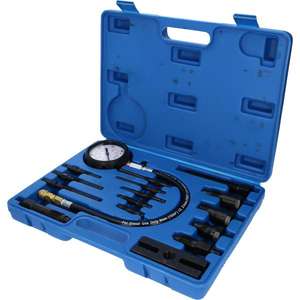 BRILLIANT TOOLS - BT581000 Jeu de test de compression pour moteur diesel (18 pièces) -MOTEUR DIESEL EAN 4042146779606 - Product Image 1