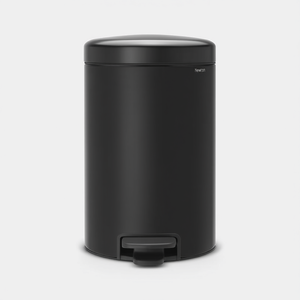 Pattumiera Newicon 12 L Nero Opaco con Pedale - Product Image 2