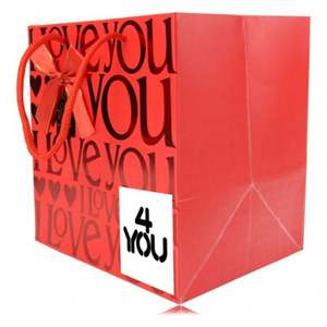 Fourniture d'usine d'audit Sedex Fournisseur doré Sac d'emballage de cadeau en papier de luxe - Product Image 3