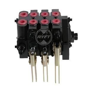 วาล์วควบคุมทิศทางไฮดรอลิก35LPM ของ Ryan GKV35การเชื่อมต่อแรงดัน250AR หนึ่ง-สี่ทางการเชื่อมต่อ G1/2พอร์ตสำหรับ - Product Image 1