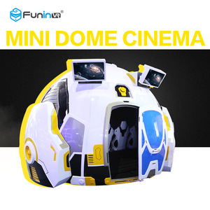 2020 ZHUOYUAN 4 sièges chaise center de divertissement Viryual Réalité 9D VR Mini Dôme Cinéma - Product Image 1