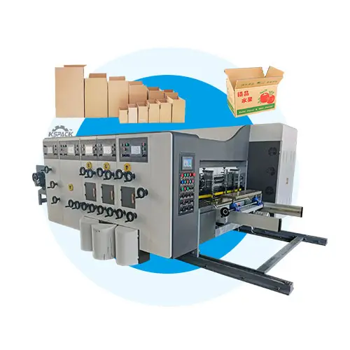 Drucker Slotter Stanz box Hersteller Maschine Wellpappe Wellpappe Wellpappe Box Herstellung Maschinen