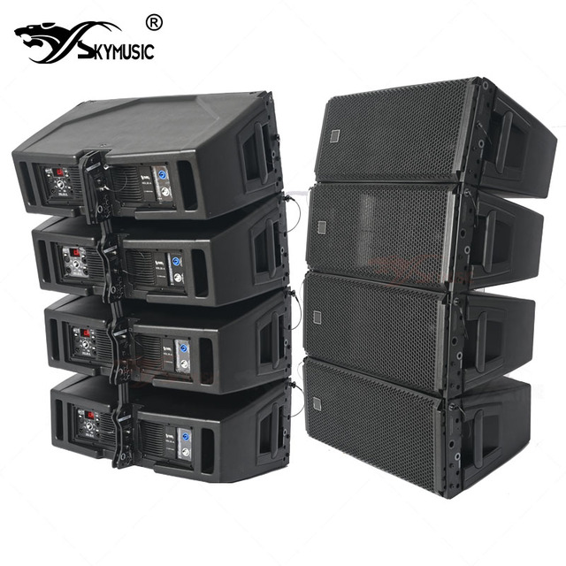 HDL30A 10-Inch Two-Way ACTIVE Line Array Pro Speaker System 1100W with DSP for Live Sound & Stage