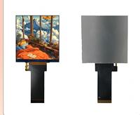 Module LCD carré haute luminosité 3,4 pouces 480*480 MIPI, affichage HMI intégré normalement noir