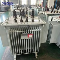 Transformador de Distribución Trifásico S11 de Fábrica, Totalmente Sellado, Lleno de Aceite, 315/500/1250kVA, Ahorro de Energía, Reductor de Voltaje