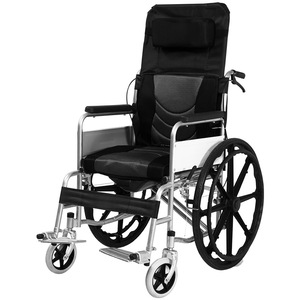 Folding Lightweight Wheelchair High Back Portable Manual <b>Chair</b> For Elderly Comfortable <b>Mobility</b> Assistance - Product Image 5