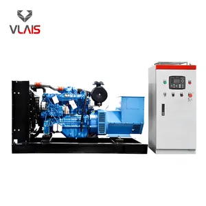 Трехфазный бесшумный дизельный генератор VLAIS 60 кВт/75 кВА 220 В/380 В/50 Гц, горячая распродажа, Высокоэффективный двигатель yuchai для домашнего использования